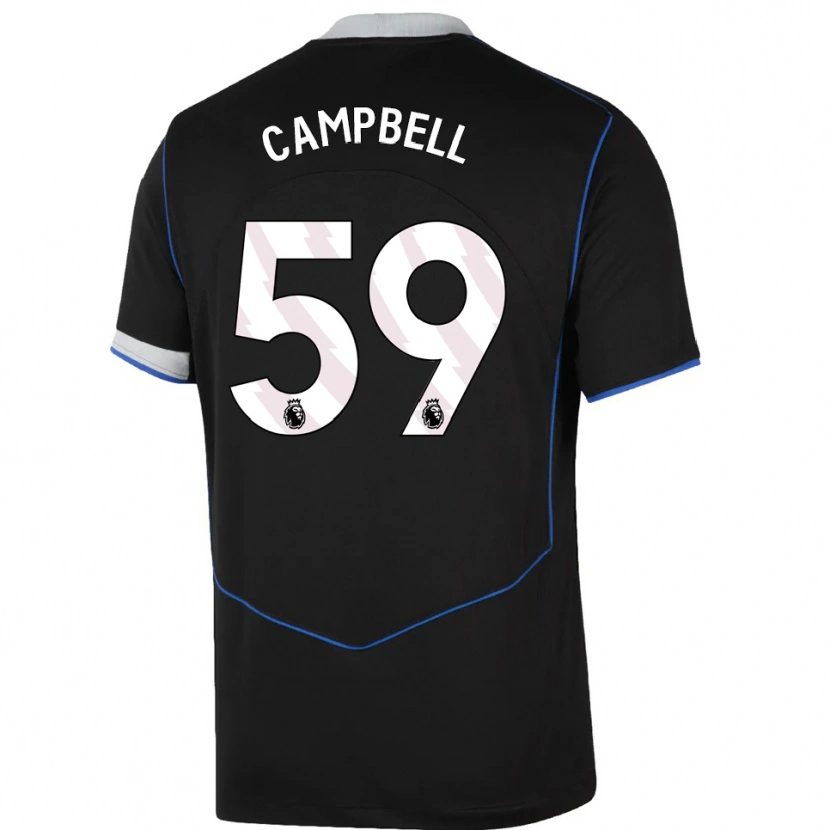 Danxen Homme Maillot Harrison Murray-Campbell #59 Noir Bleu Argent Troisieme 2025/26 T-Shirt