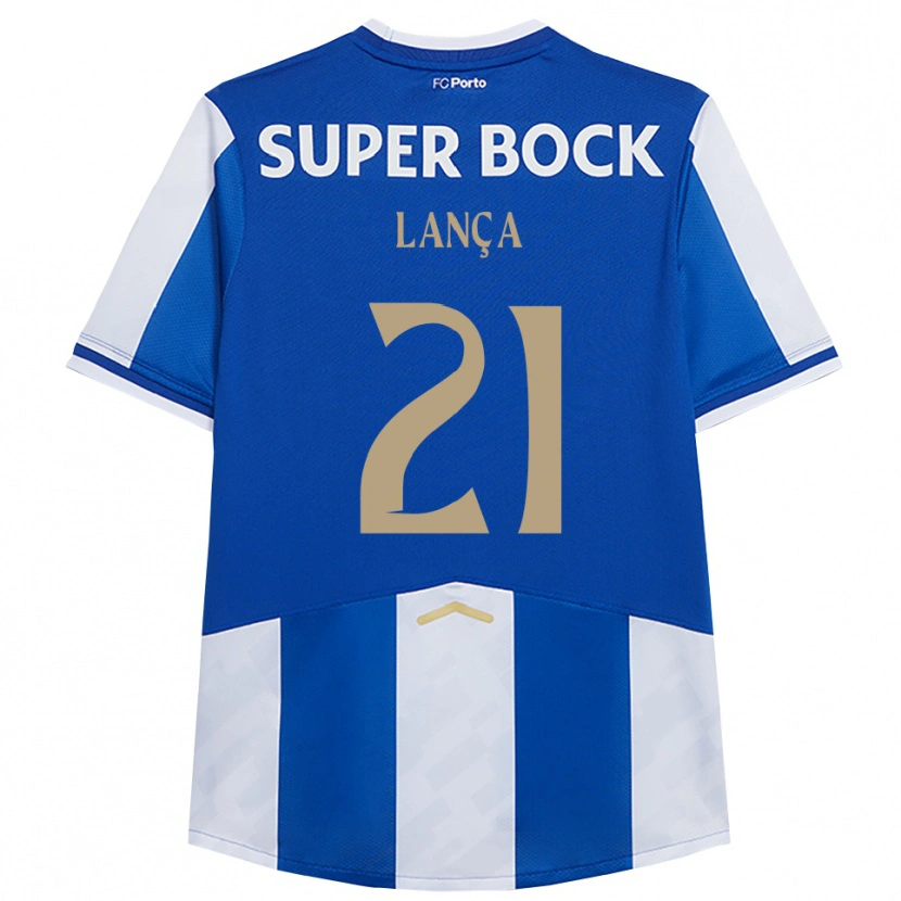 Danxen Femme Maillot Gabriel Lança #21 Bleu Blanc Tenues Domicile 2025/26 T-Shirt
