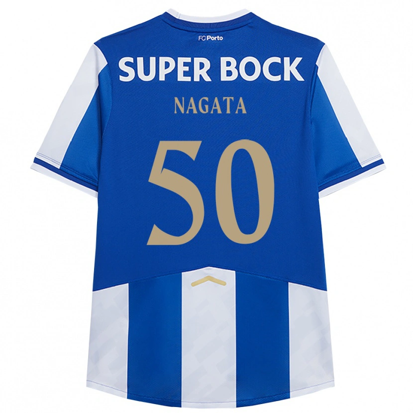 Danxen Femme Maillot Kotaro Nagata #50 Bleu Blanc Tenues Domicile 2025/26 T-Shirt