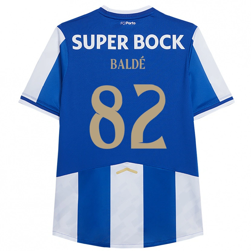 Danxen Femme Maillot Alfa Baldé #82 Bleu Blanc Tenues Domicile 2025/26 T-Shirt