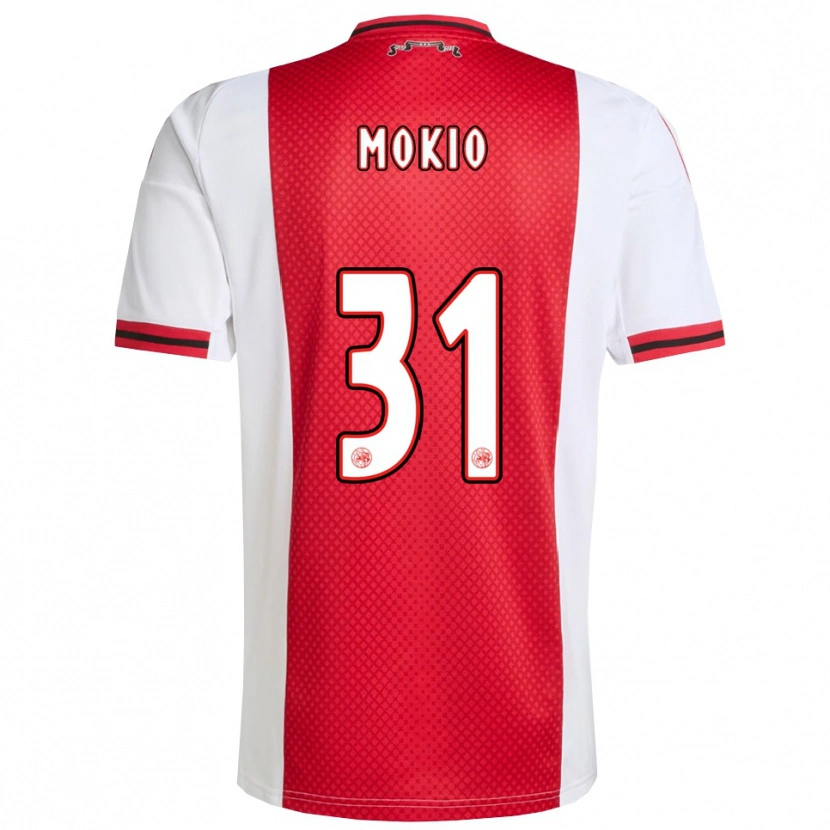 Danxen Femme Maillot Jorthy Mokio #31 Rouge Blanc Tenues Domicile 2025/26 T-Shirt