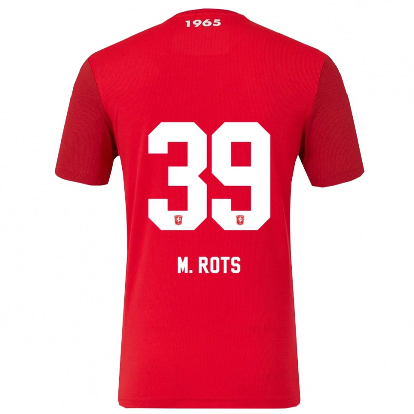 Danxen Femme Maillot Mats Rots #39 Rouge Blanc Tenues Domicile 2025/26 T-Shirt