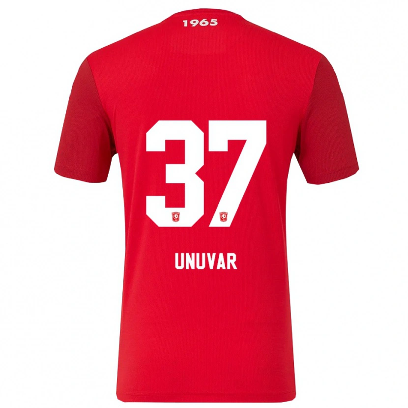 Danxen Femme Maillot Naci Ünüvar #37 Rouge Blanc Tenues Domicile 2025/26 T-Shirt