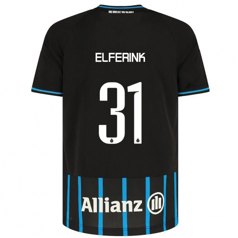 Danxen Femme Maillot Marie Elferink #31 Noir Bleu Tenues Domicile 2025/26 T-Shirt