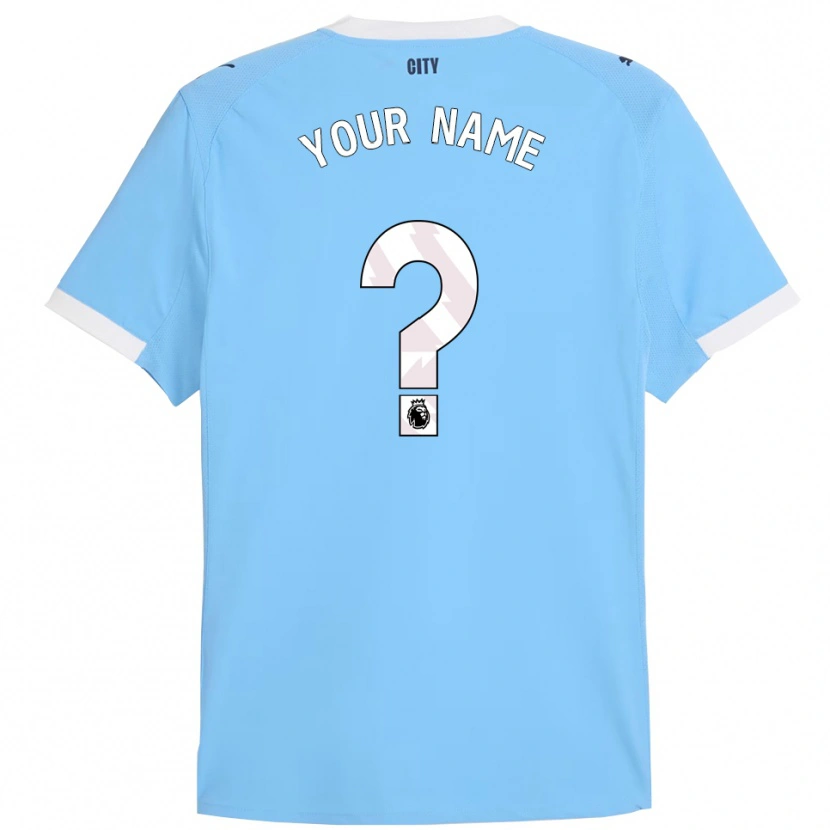 Danxen Femme Maillot Votre Nom #0 Bleu Ciel Blanc Tenues Domicile 2025/26 T-Shirt