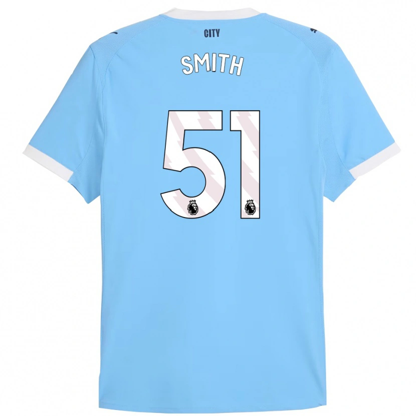 Danxen Femme Maillot Isaac Smith #51 Bleu Ciel Blanc Tenues Domicile 2025/26 T-Shirt