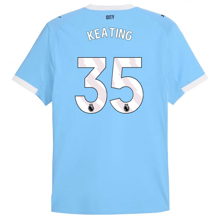 Danxen Femme Maillot Khiara Keating #35 Bleu Ciel Blanc Tenues Domicile 2025/26 T-Shirt