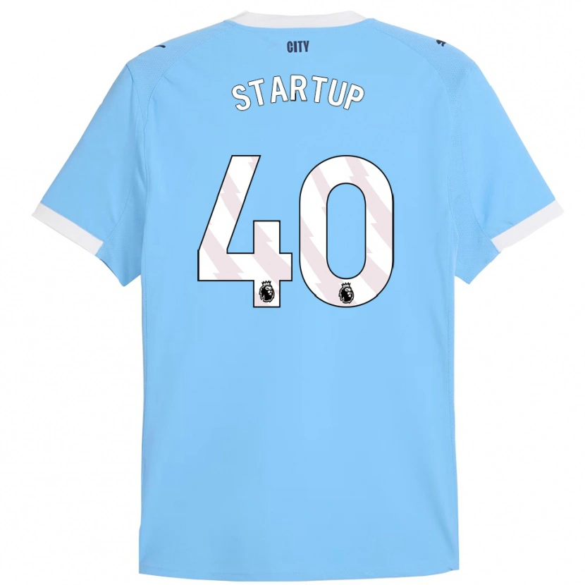 Danxen Femme Maillot Katie Startup #40 Bleu Ciel Blanc Tenues Domicile 2025/26 T-Shirt