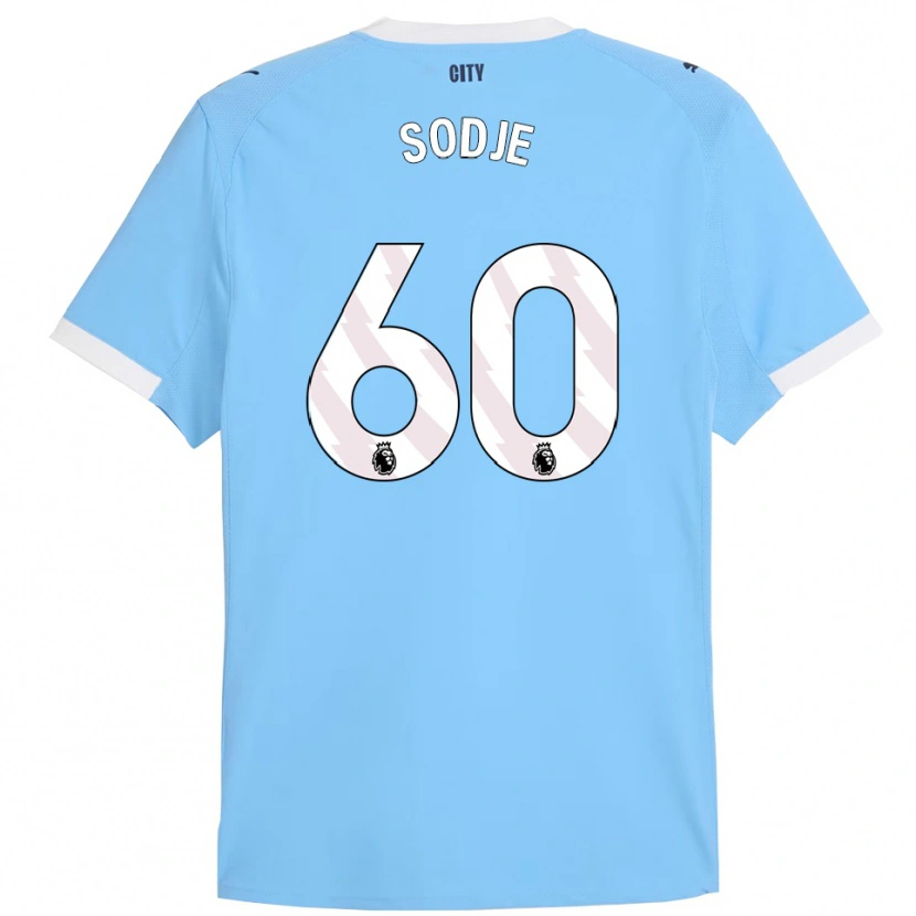 Danxen Femme Maillot Tai Sodje #60 Bleu Ciel Blanc Tenues Domicile 2025/26 T-Shirt