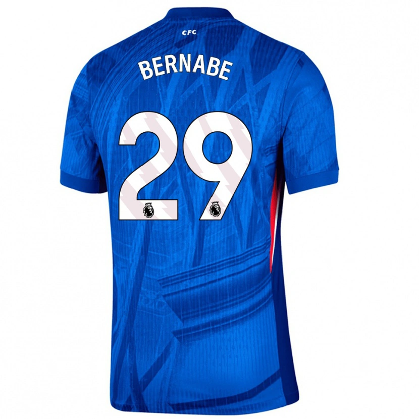Danxen Femme Maillot Alejandra Bernabé #29 Bleu Blanc Tenues Domicile 2025/26 T-Shirt