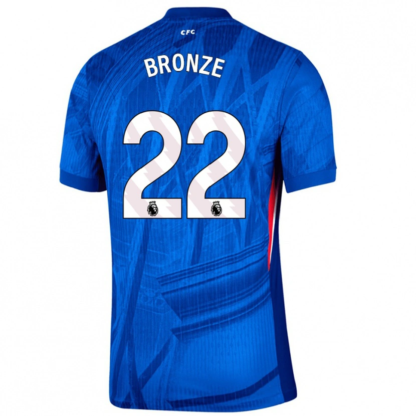Danxen Femme Maillot Lucy Bronze #22 Bleu Blanc Tenues Domicile 2025/26 T-Shirt