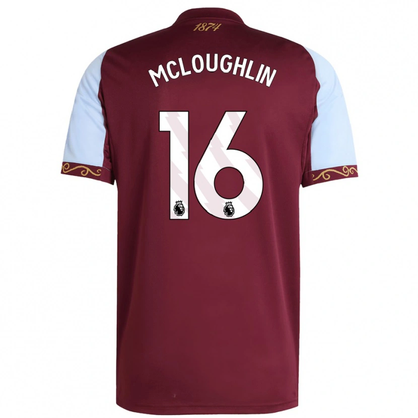 Danxen Femme Maillot Olivia Mcloughlin #16 Bourgogne Bleu Ciel Tenues Domicile 2025/26 T-Shirt