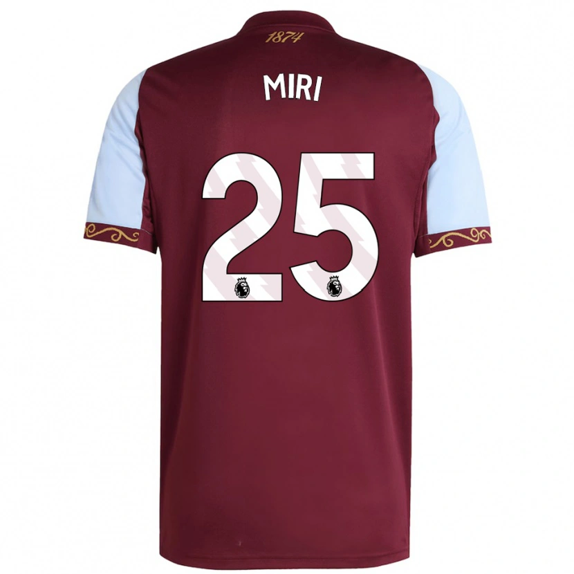 Danxen Femme Maillot Miri Taylor #25 Bourgogne Bleu Ciel Tenues Domicile 2025/26 T-Shirt