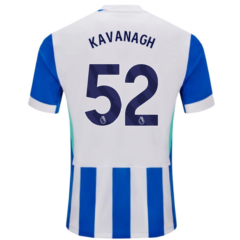 Danxen Femme Maillot Leigh Kavanagh #52 Bleu Blanc Tenues Domicile 2025/26 T-Shirt