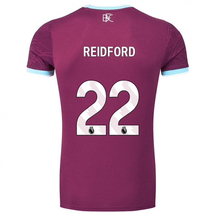 Danxen Femme Maillot Isabella Reidford #22 Bourgogne Bleu Ciel Tenues Domicile 2025/26 T-Shirt