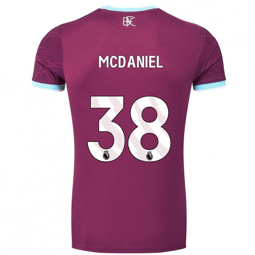 Danxen Femme Maillot Louise Mcdaniel #38 Bourgogne Bleu Ciel Tenues Domicile 2025/26 T-Shirt