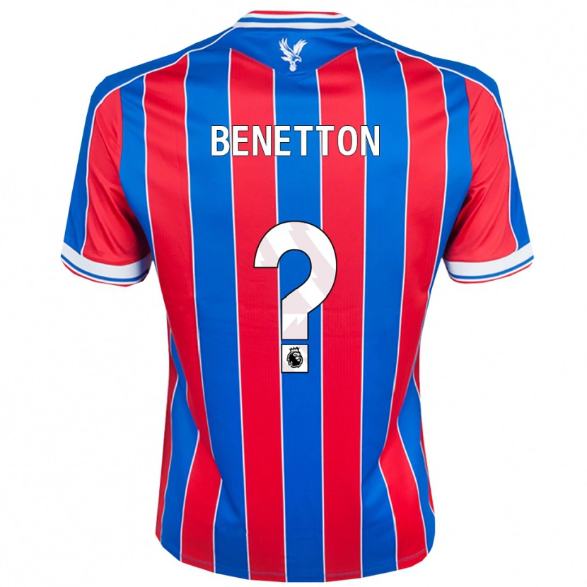 Danxen Femme Maillot Lucca Benetton #0 Bleu Rouge Blanc Tenues Domicile 2025/26 T-Shirt