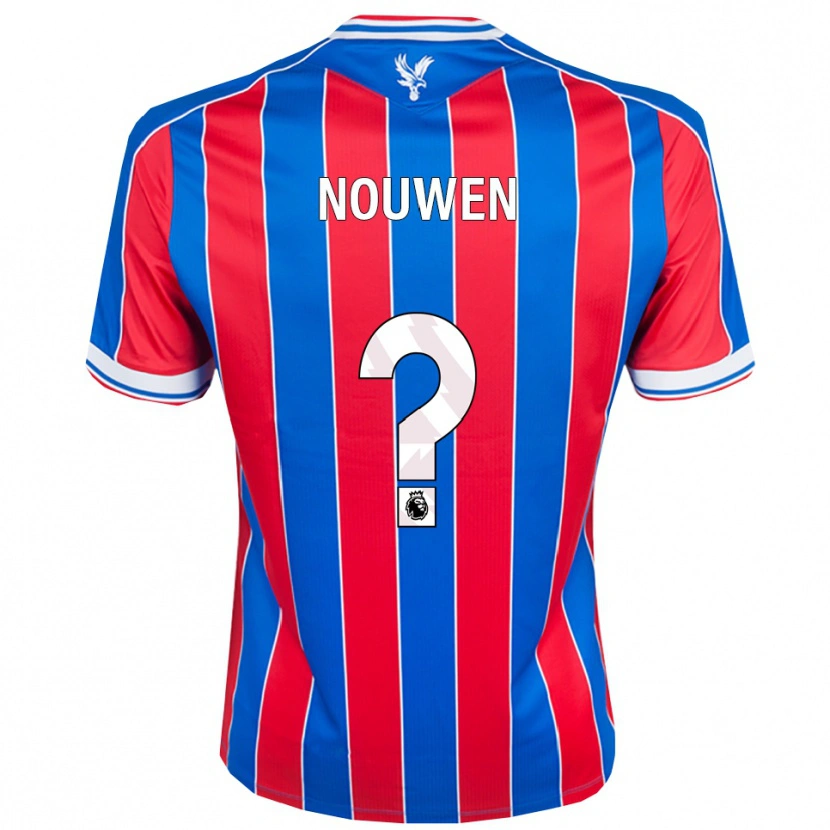 Danxen Femme Maillot Aniek Nouwen #0 Bleu Rouge Blanc Tenues Domicile 2025/26 T-Shirt