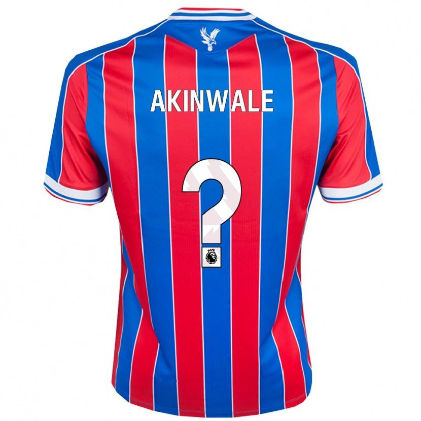 Danxen Femme Maillot Victor Akinwale #0 Bleu Rouge Blanc Tenues Domicile 2025/26 T-Shirt