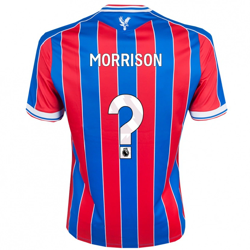 Danxen Femme Maillot Jack Wells-Morrison #0 Bleu Rouge Blanc Tenues Domicile 2025/26 T-Shirt