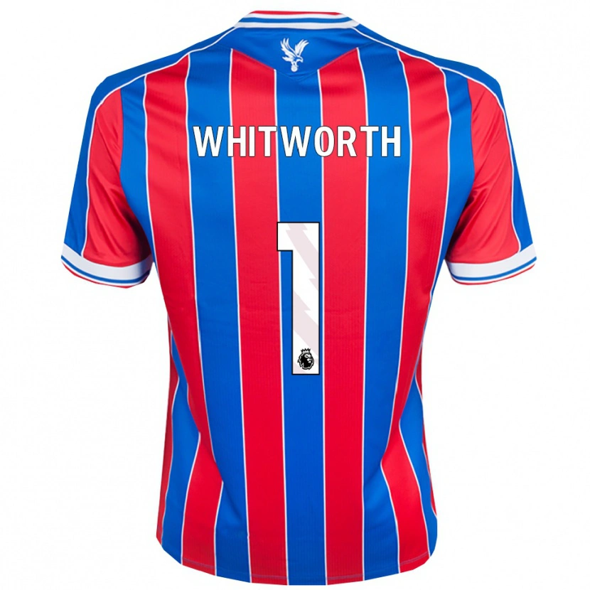 Danxen Femme Maillot Harry Whitworth #1 Bleu Rouge Blanc Tenues Domicile 2025/26 T-Shirt