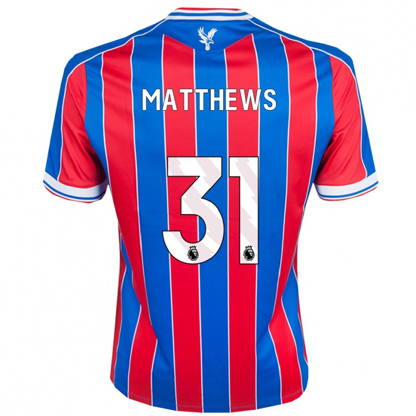 Danxen Femme Maillot Remi Matthews #31 Bleu Rouge Blanc Tenues Domicile 2025/26 T-Shirt