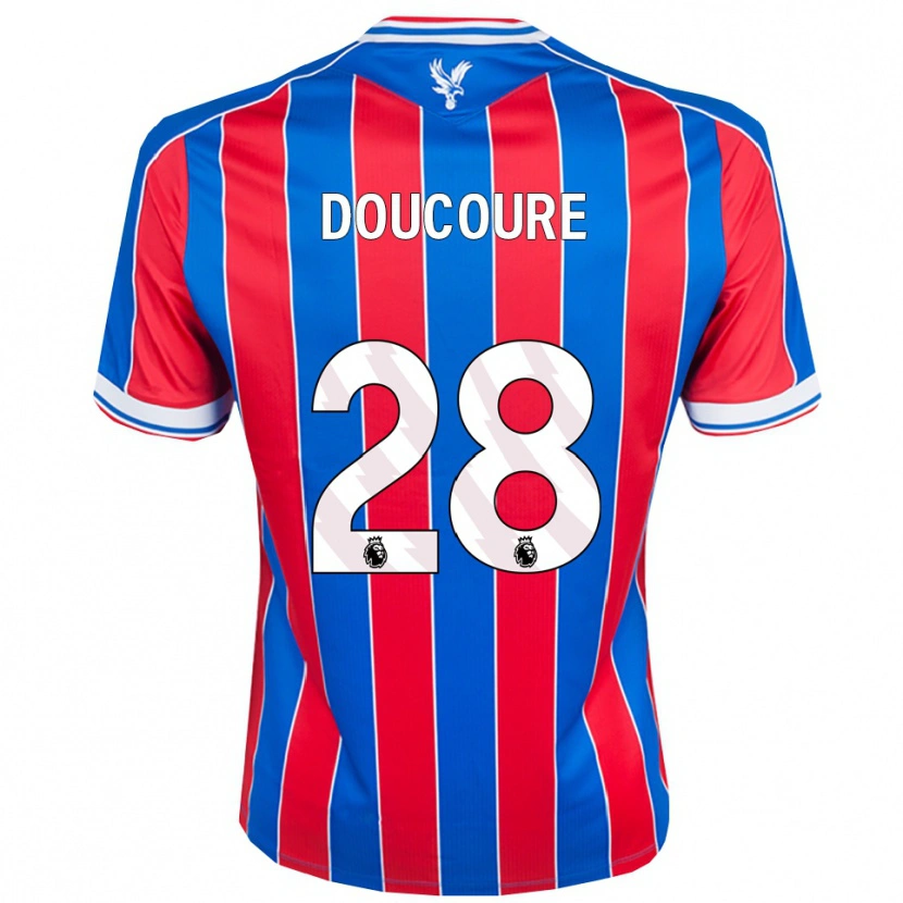 Danxen Femme Maillot Cheick Doucouré #28 Bleu Rouge Blanc Tenues Domicile 2025/26 T-Shirt