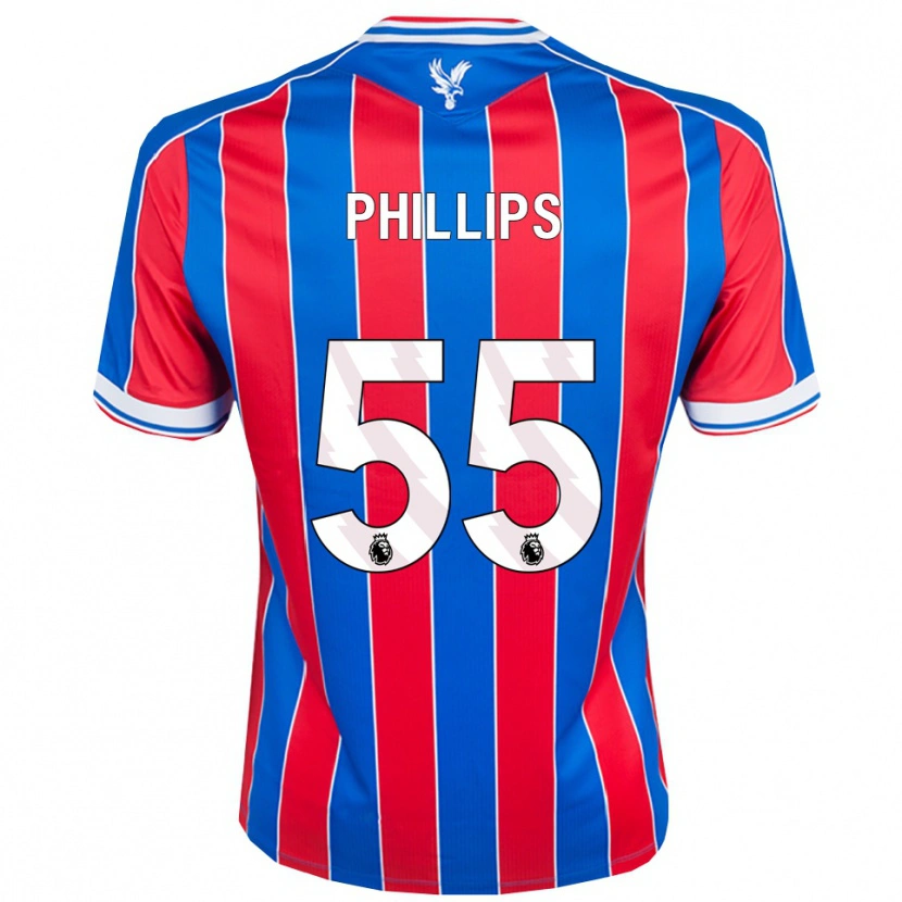 Danxen Femme Maillot Killian Phillips #55 Bleu Rouge Blanc Tenues Domicile 2025/26 T-Shirt