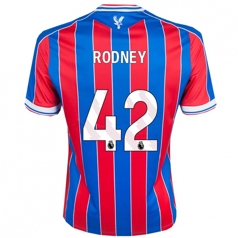 Danxen Femme Maillot Kaden Rodney #42 Bleu Rouge Blanc Tenues Domicile 2025/26 T-Shirt