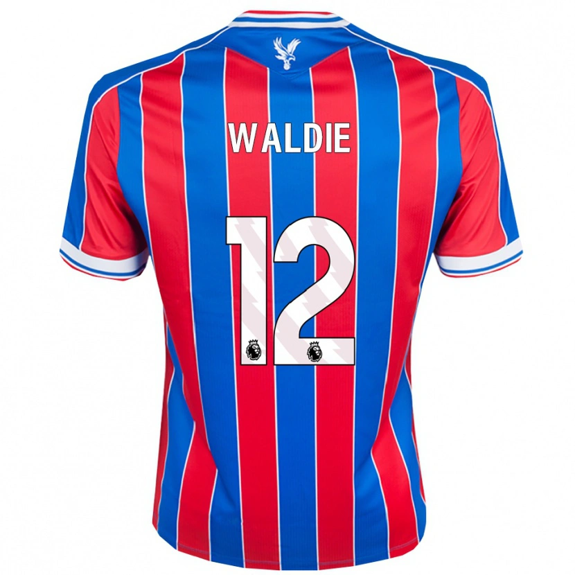 Danxen Femme Maillot Lizzie Waldie #12 Bleu Rouge Blanc Tenues Domicile 2025/26 T-Shirt