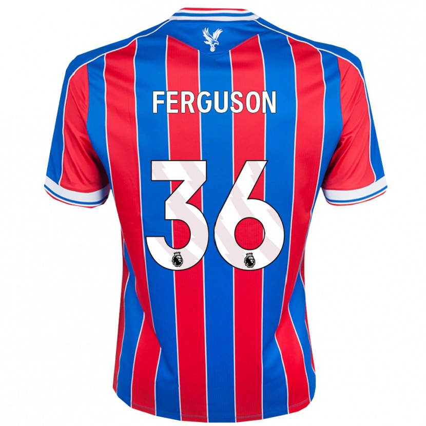Danxen Femme Maillot Nathan Ferguson #36 Bleu Rouge Blanc Tenues Domicile 2025/26 T-Shirt