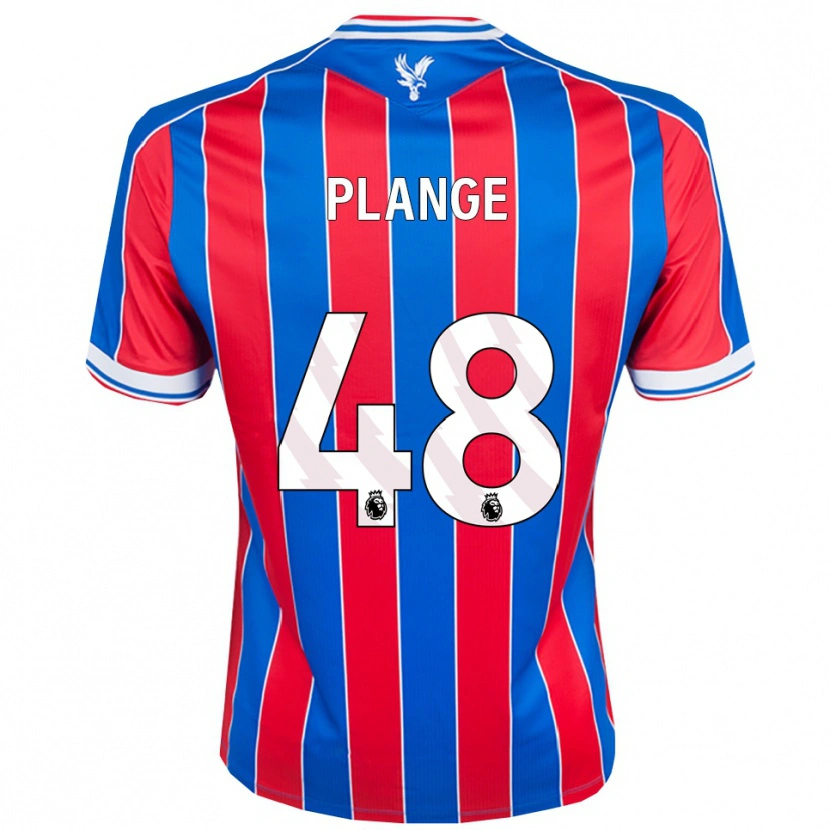 Danxen Femme Maillot Luke Plange #48 Bleu Rouge Blanc Tenues Domicile 2025/26 T-Shirt