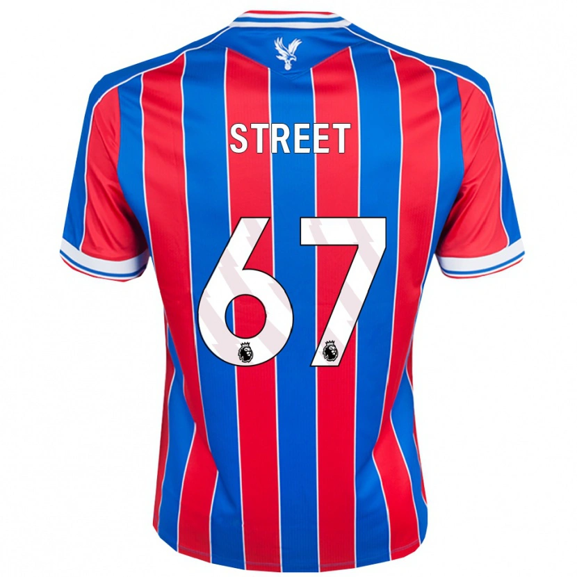 Danxen Femme Maillot Rob Street #67 Bleu Rouge Blanc Tenues Domicile 2025/26 T-Shirt