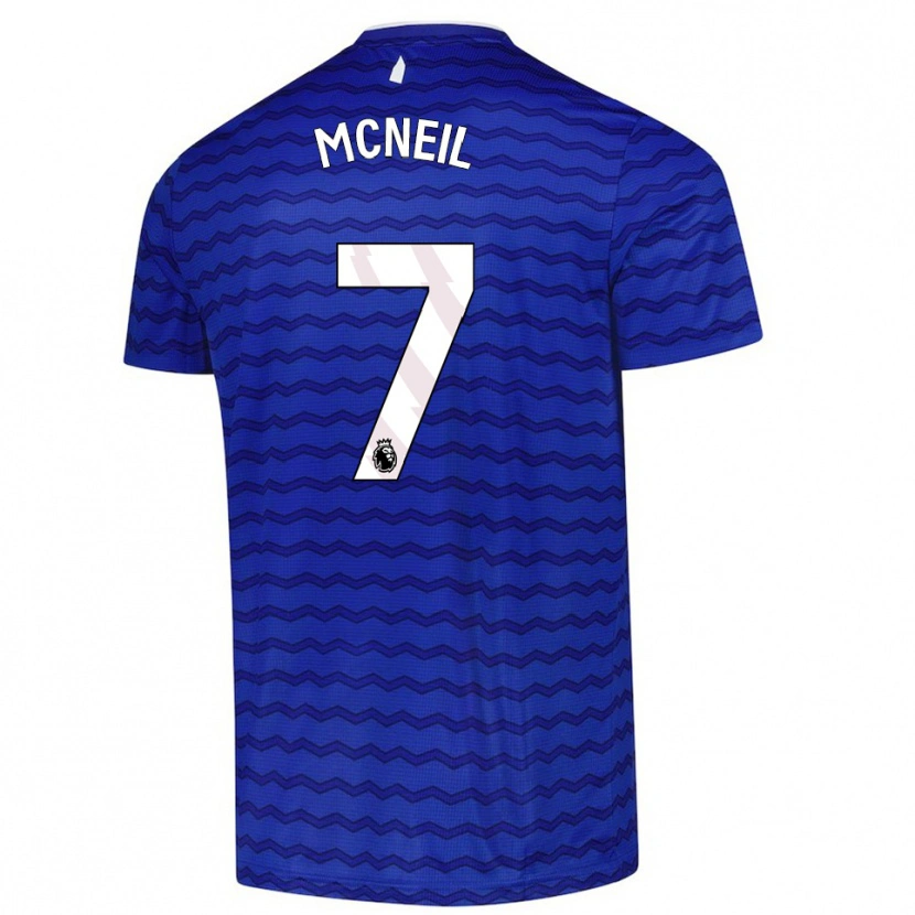 Danxen Femme Maillot Dwight Mcneil #7 Bleu Marine Tenues Domicile 2025/26 T-Shirt
