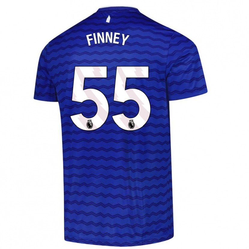 Danxen Femme Maillot George Finney #55 Bleu Marine Tenues Domicile 2025/26 T-Shirt