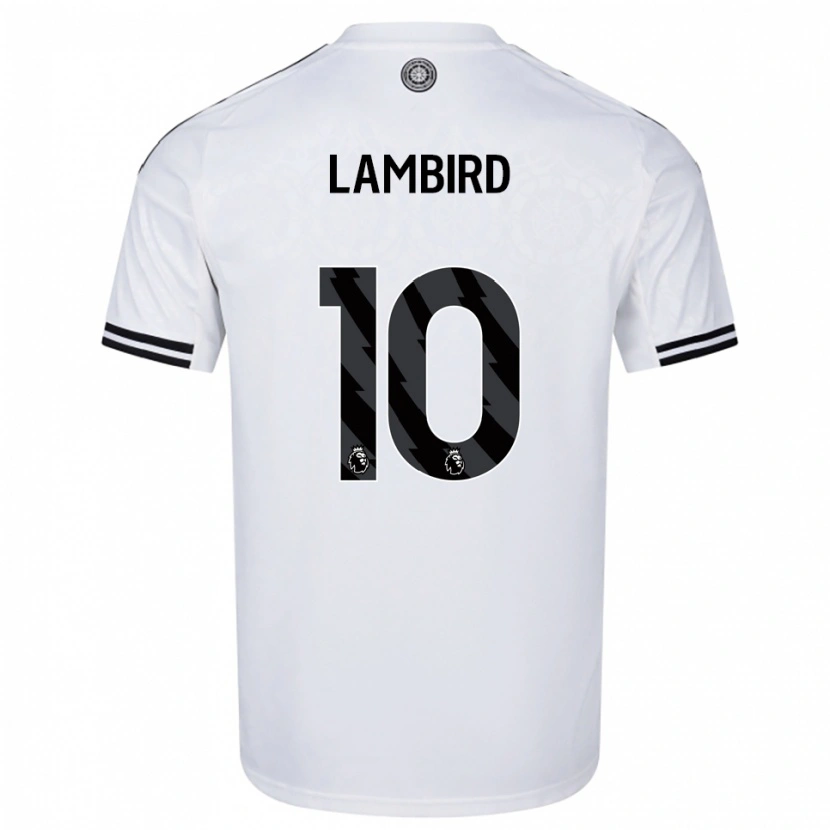 Danxen Femme Maillot Lilly Lambird #10 Blanc Noir Tenues Domicile 2025/26 T-Shirt