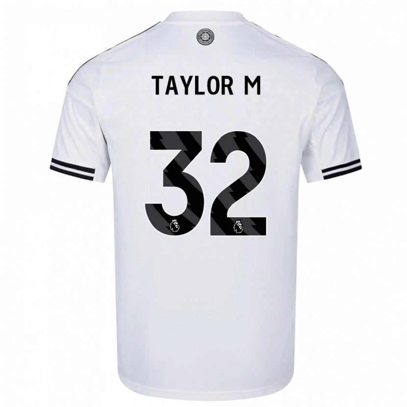 Danxen Femme Maillot Belle Taylor-M #32 Blanc Noir Tenues Domicile 2025/26 T-Shirt