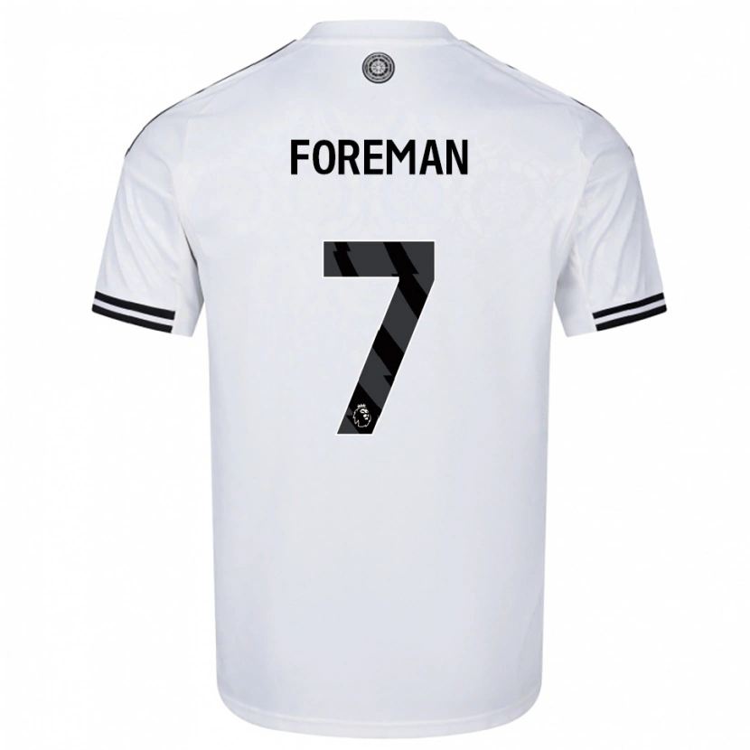 Danxen Femme Maillot Tia Foreman #7 Blanc Noir Tenues Domicile 2025/26 T-Shirt