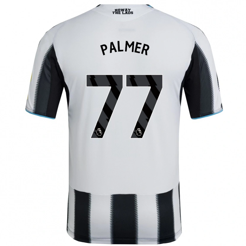 Danxen Femme Maillot Darren Palmer #77 Noir Blanc Tenues Domicile 2025/26 T-Shirt