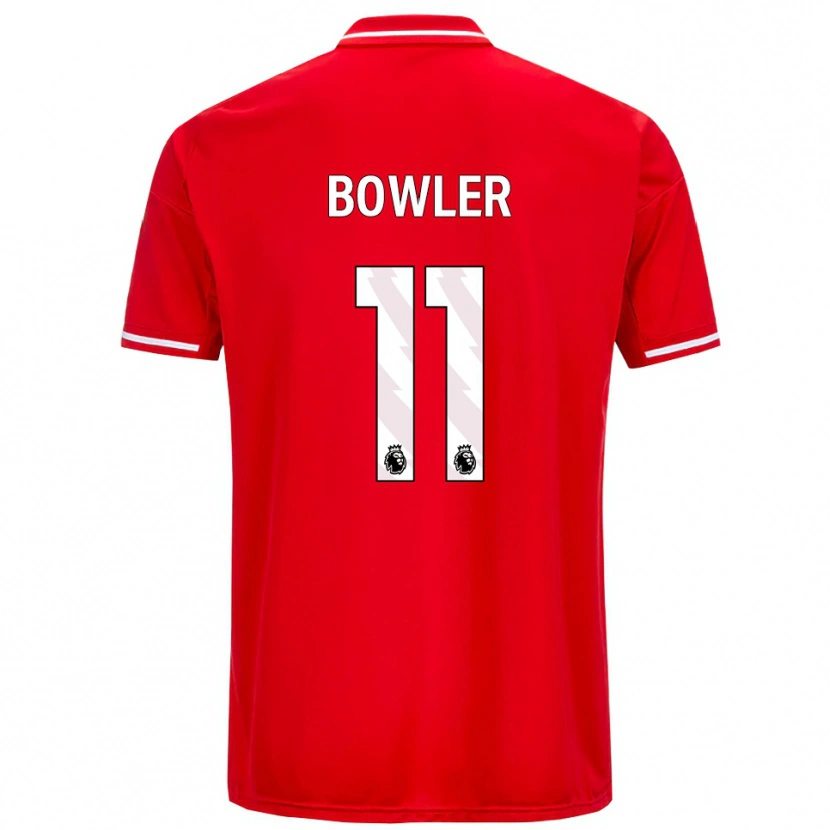 Danxen Femme Maillot Josh Bowler #11 Rouge Blanc Tenues Domicile 2025/26 T-Shirt
