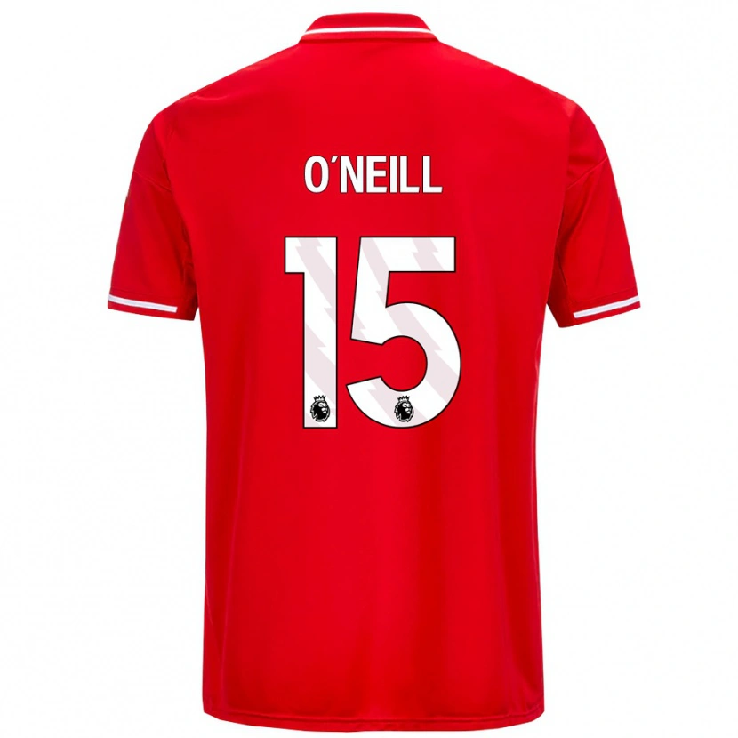 Danxen Femme Maillot Laura-Jayne O'neill #15 Rouge Blanc Tenues Domicile 2025/26 T-Shirt