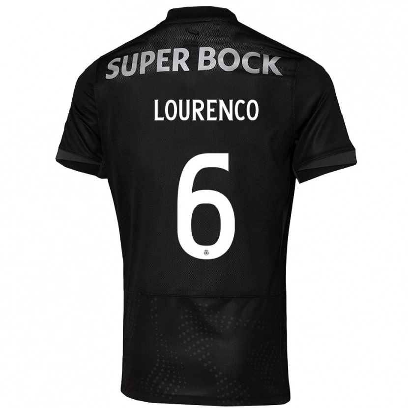 Danxen Femme Maillot Bruna Lourenço Urbano Costa #6 Noir Blanc Tenues Extérieur 2025/26 T-Shirt