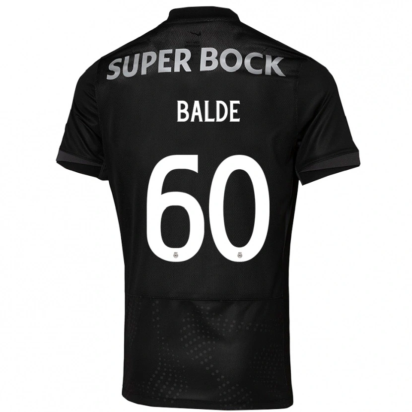 Danxen Femme Maillot Amadu Baldé #60 Noir Blanc Tenues Extérieur 2025/26 T-Shirt