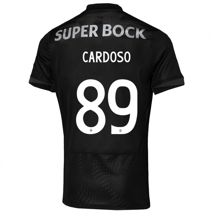 Danxen Femme Maillot Nilton Cardoso #89 Noir Blanc Tenues Extérieur 2025/26 T-Shirt