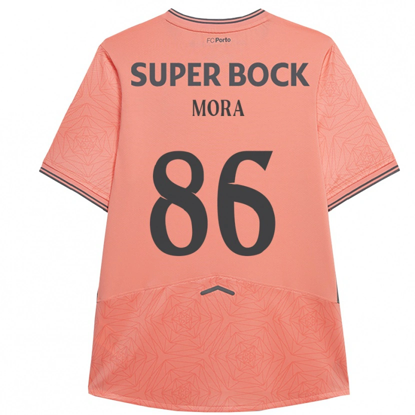 Danxen Femme Maillot Rodrigo Mora #86 Rose Marine Tenues Extérieur 2025/26 T-Shirt