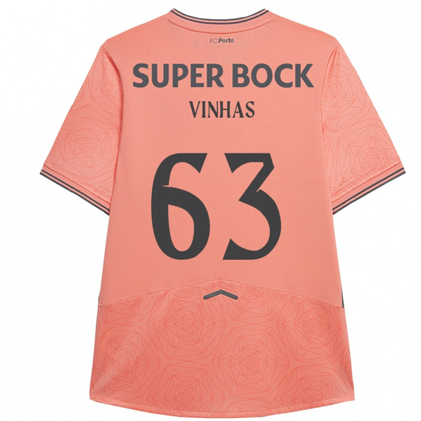 Danxen Femme Maillot David Vinhas #63 Rose Marine Tenues Extérieur 2025/26 T-Shirt