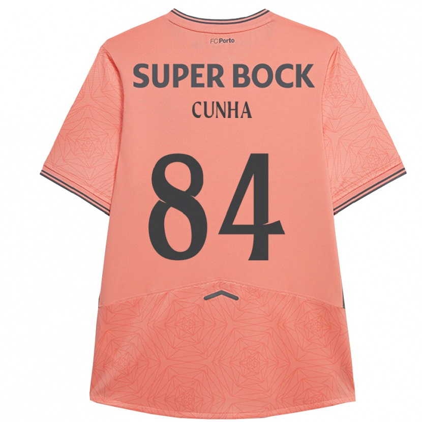 Danxen Femme Maillot Martim Cunha #84 Rose Marine Tenues Extérieur 2025/26 T-Shirt