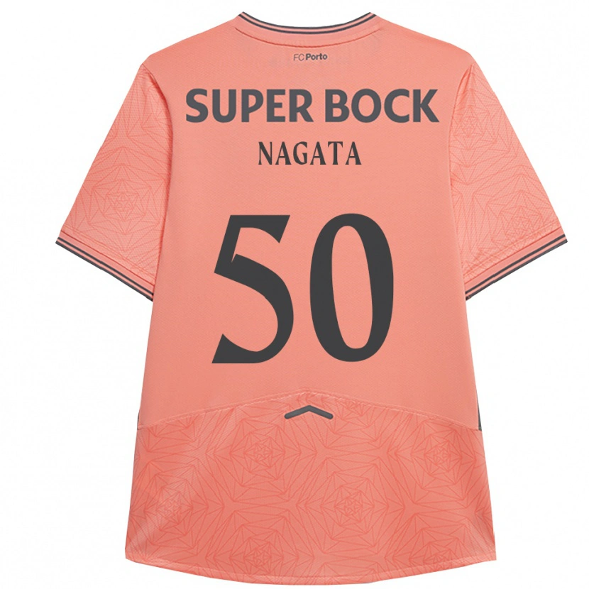 Danxen Femme Maillot Kotaro Nagata #50 Rose Marine Tenues Extérieur 2025/26 T-Shirt