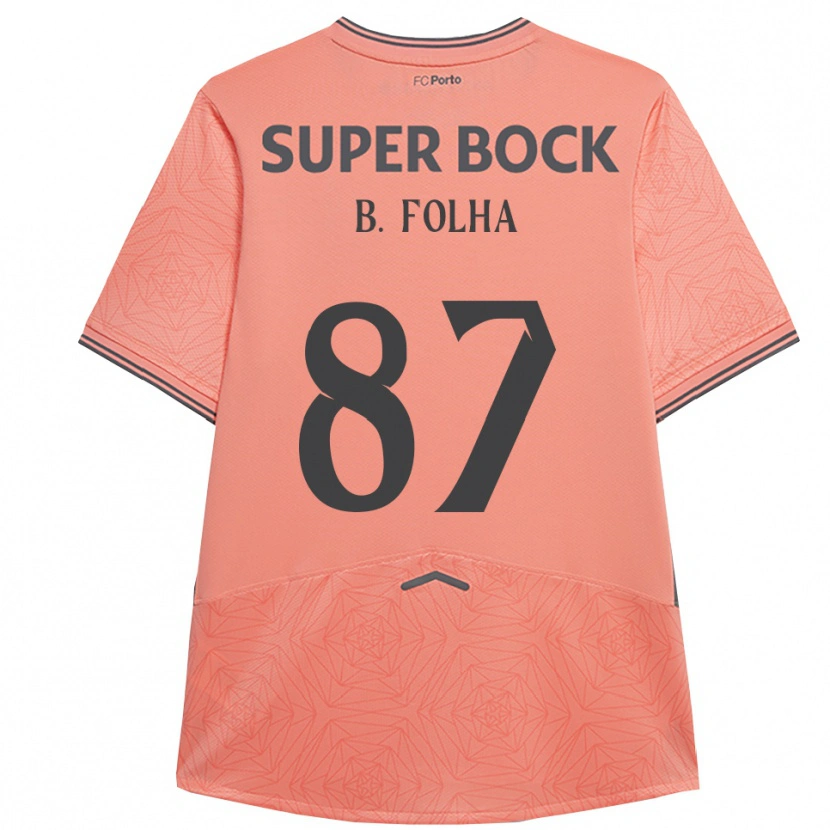Danxen Femme Maillot Bernardo Folha #87 Rose Marine Tenues Extérieur 2025/26 T-Shirt
