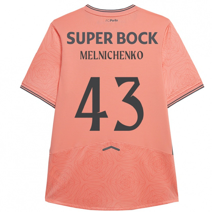 Danxen Femme Maillot Trofim Melnichenko #43 Rose Marine Tenues Extérieur 2025/26 T-Shirt